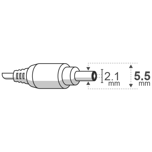 FUENTE SWITCHING 12V 500mah PLASTICA ENCHUFABLE