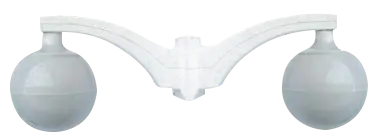 Barrera cilíndrica de exterior doble haz 40mts