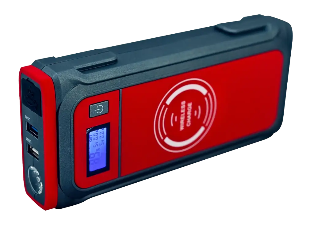 Arrancador de autos y camioneta Peak current: 2500 Ah Capacidad de carga: 16800 mAh
