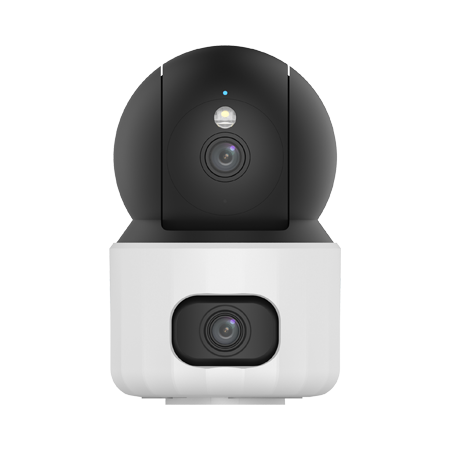 CAMARA IP UNIARCH TIPO PT WI-FI, INTERIOR  DOBLE LENTE 3MP + 3MP - SERIE PANDA S -