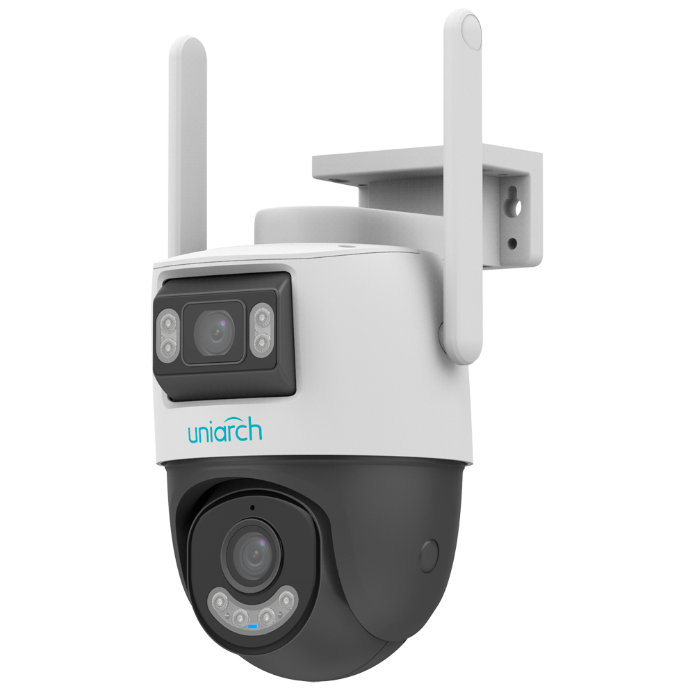 CAMARA IP UNIARCH TIPO PT WI-FI INT/EXT DOBLE SENSOR 3MP+3MP