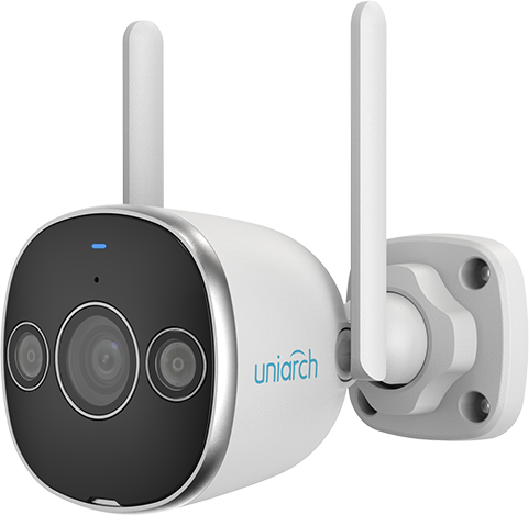 CÁMARA WI-FI UNIARCH TIPO BULLET EXTERIOR HD DE 3 MP - SERIE PANDA B -