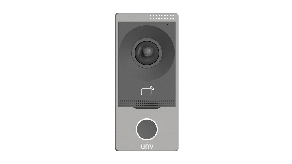 VIDEO PORTERO IP WI-FI UNIDAD EXTERIOR METALICO, MONTAJE SUPERFICIAL, 2MPX C/ UN BOTON