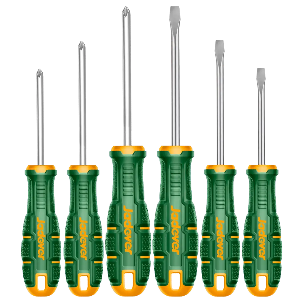 KIT Destornilladores - 6 Piezas - SL5.5x75mm + SL5.5x100mm + SL6.5x150mm + PH1x75mm + PH1x100mm + PH2x150mm