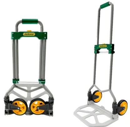 Carro de Mano Plegable - Cilindro de Acero y Base de Acero - Capacidad 60KG