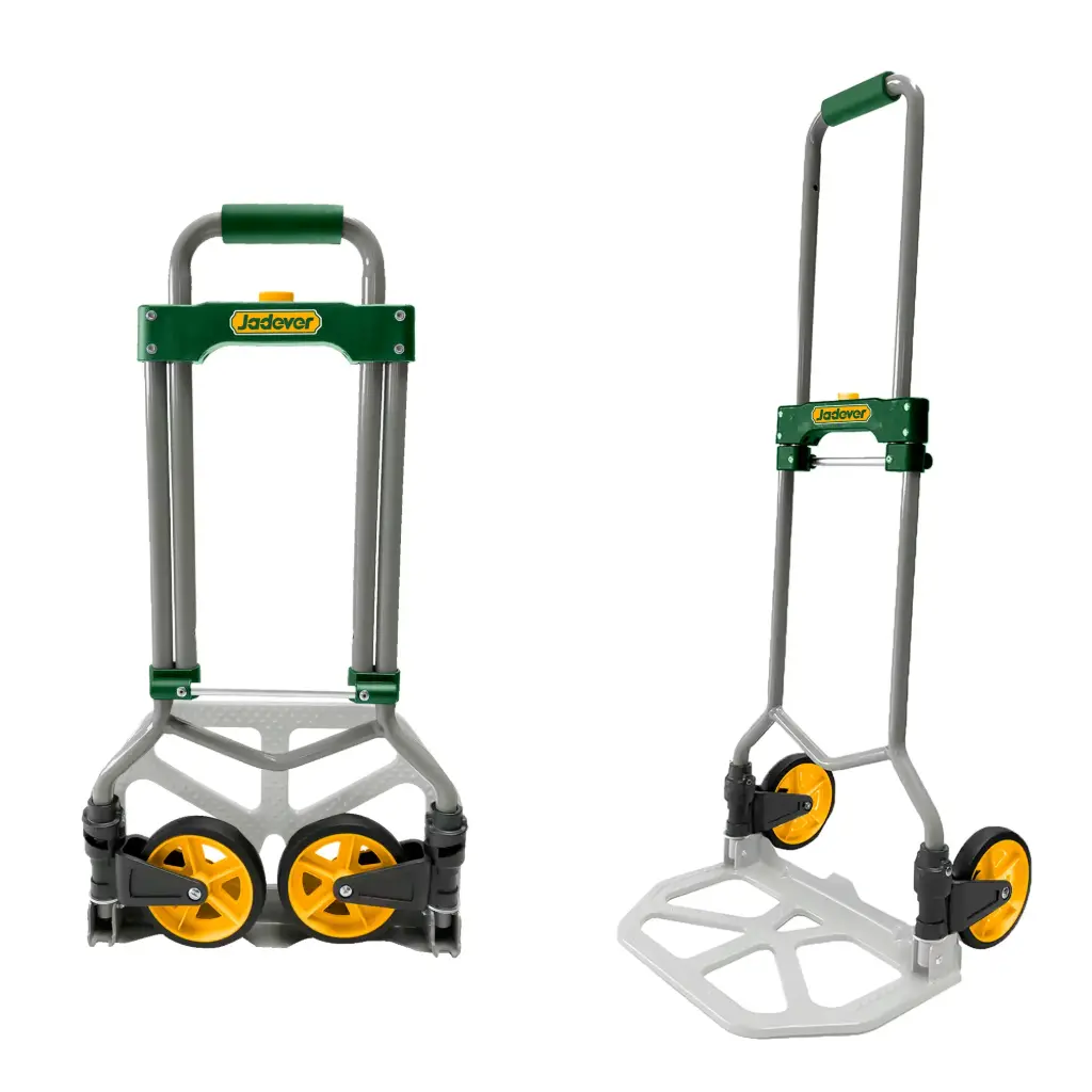 Carro de Mano Plegable - Cilindro de Acero y Base de Acero - Capacidad 60KG