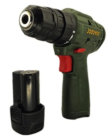 Taladro Inalambrico 750RPM - Voltaje 12V - Max Par: 20NM - Portabrocas: 0,8-10mm - Ajustes de Par: 15+1 - Luz Led - bateria de 1,5AH - Terminal de Carga: USB Tipo C (cargador No Incluido)