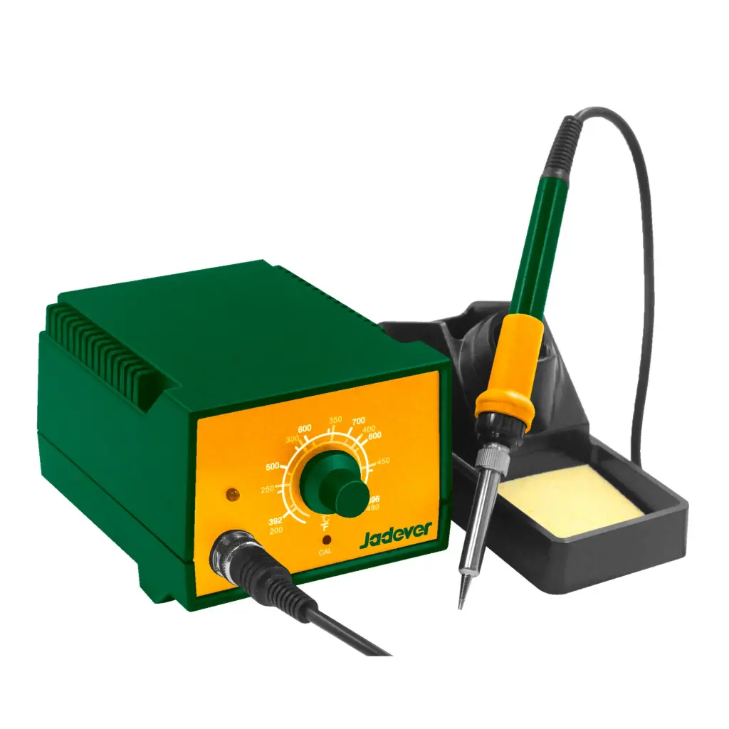 Estacion de Soldadura 60W - Voltaje 220-240V 50/60HZ - Tiempo de Precalentamiento 1-2min - Cabeza Recta y Con Punta - Ajuste de Temp Mediante potenciómetro - Punta reemplazable de Larga Duración