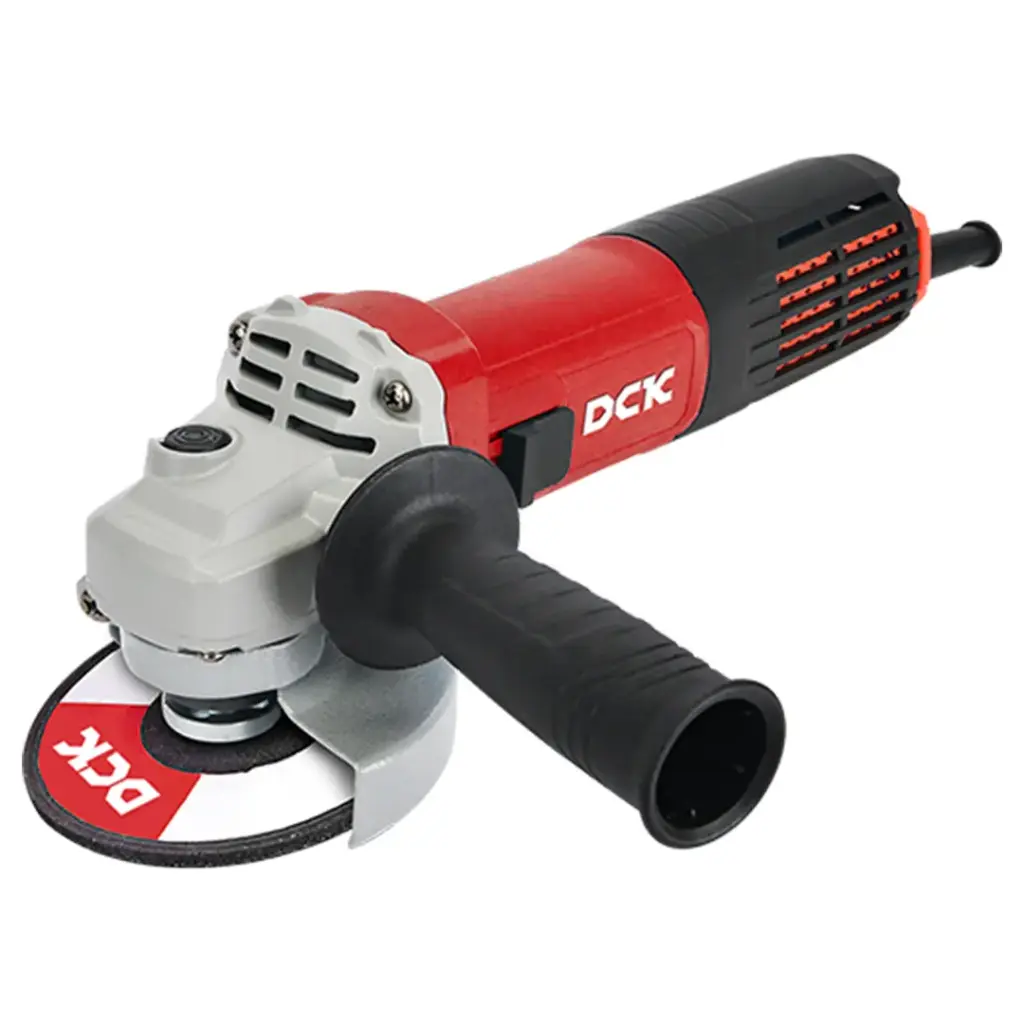 AMOLADORA ANGULAR POTENCIA 1100W DIAMETRO DEL DISCO 115MM ROSCA DEL EJE M14 PESO 1.6KG INCLUYE MANGO AUXILIAR, LLAVE, CARBONES