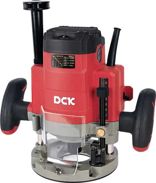 FRESADORA ROUTER POTENCIA 2000W DIAMETRO MAX. DE FRESADO 12.7MM PESO 5.8KG INCLUYE 2 LLAVES, CONJUNTO DE GUIA DE CORTE, PINZAS 6.35/9.52MM, CARBONES