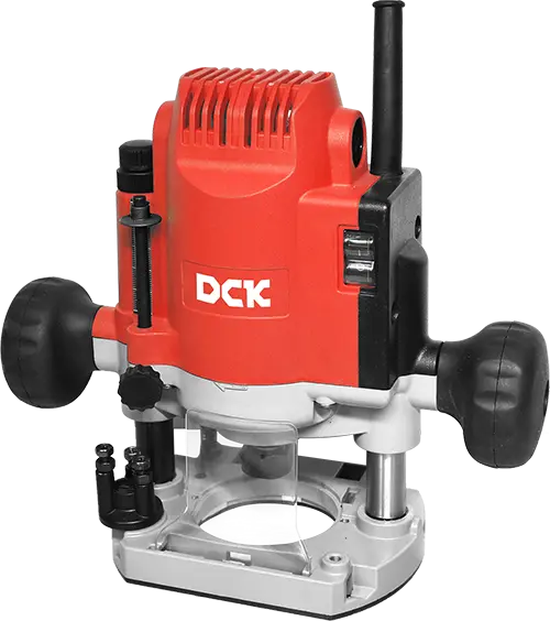 FRESADORA ROUTER POTENCIA 900W DIAMETRO MAX. DE FRESADO 8MM PESO 2.9KG INCLUYE 2 LLAVES, CONJUNTO GUIA RECTA, CONO DE PINZA, CARBONES