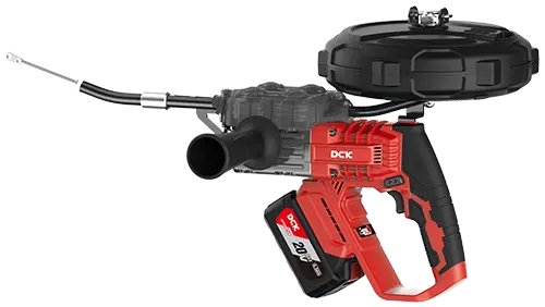 PASACABLES INALAMBRICO POTENCIA 800W FUERZA DE TRACCION 600N PESO 6.4KG MOTOR BRUSHLESS INCLUYE BOTELLA DE ACEITE LUBRICANTE, LLAVE, PARA ROLLO DE CABLE NO INCLUYE BATERIA