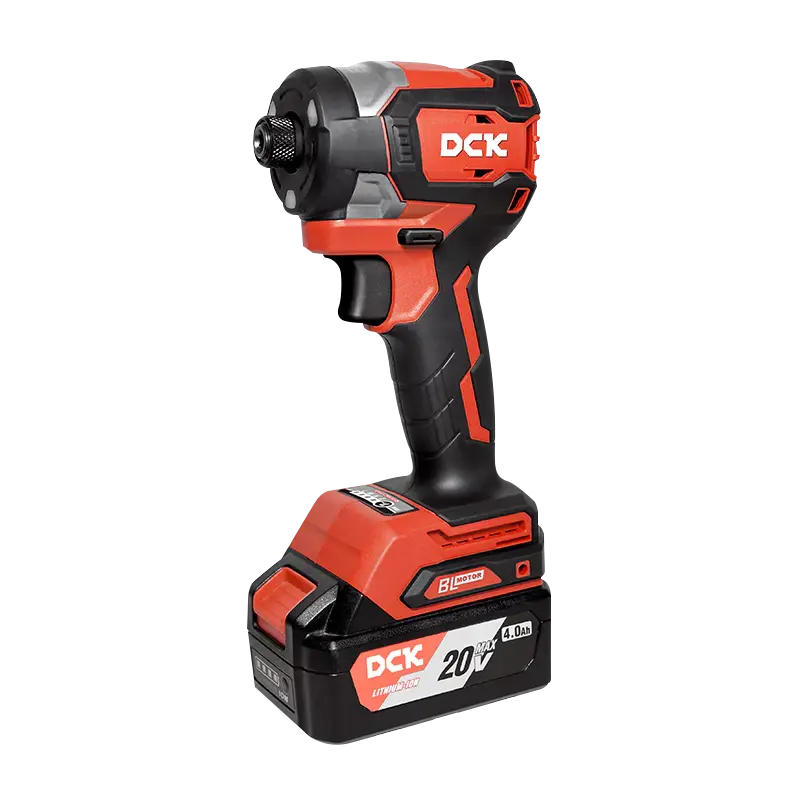 ATORNILLADOR DE IMPACTO INALAMBRICA POTENCIA 600W MAX. TORQUE 208Nm TAMAÑO DE PERNO ESTANDAR M5-M16 PESO 0.9KG MOTOR BRUSHLESS INCLUYE BATERIA 2Ah*2, MALETIN PLASTICO