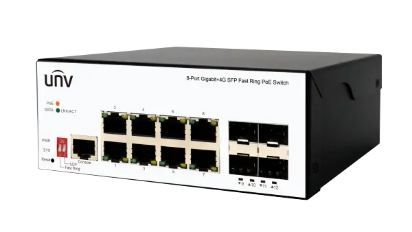 CONMUTADOR POE GESTIONADO DE 8 PUERTOS Y 1000 GIGABIT