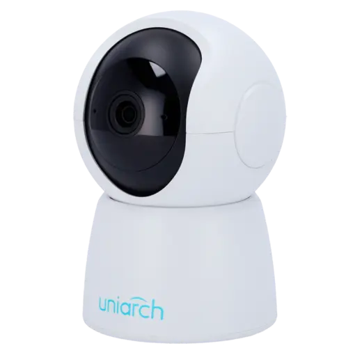 CAMARA IP UNIARCH TIPO PT WI-FI, INTERIOR, INTELIGENTE PARA HOGAR RESOLUCION 4MP LENTE FIJA DE 4 MM, MICROFONO Y ALTAVOZ, DETECCION DE CUERPO HUMANO, IR 10M, RJ45