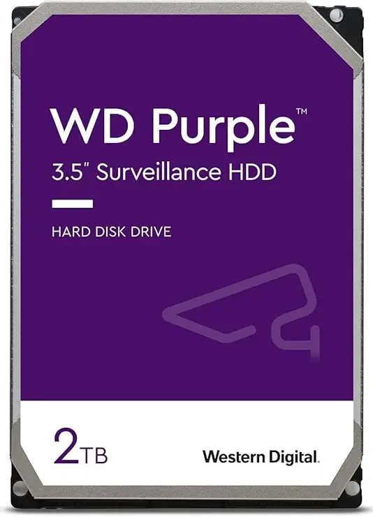 ALMACENAMIENTO DISCO RIGIDO WD TIPO HDD LINEA  PURPLE CAPACIDAD  2TB