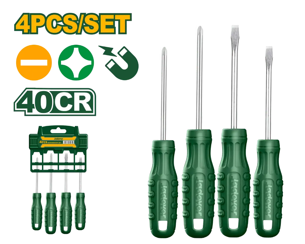 KIT DESTORNILLADORES - 4 PIEZAS
