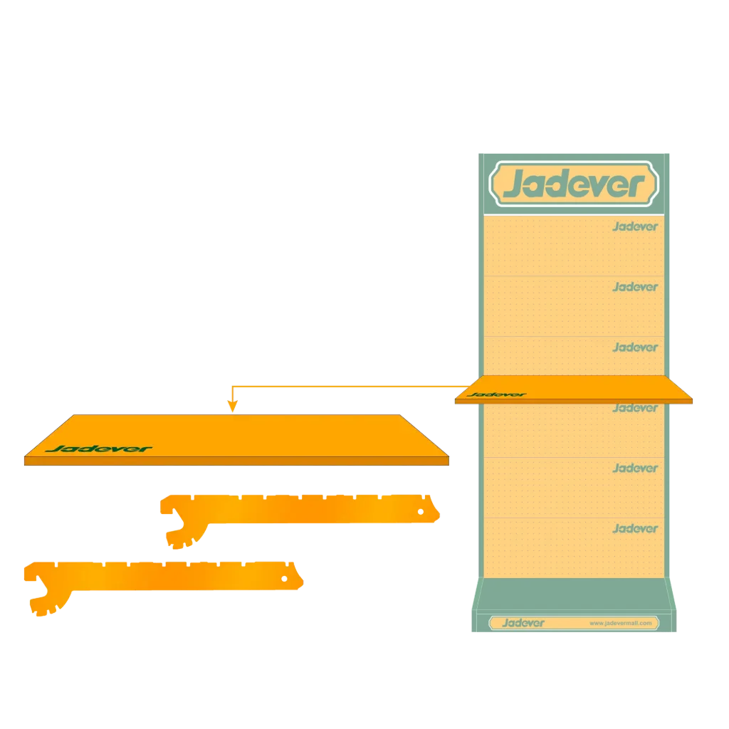 Estante y soporte - material: acero (spcc)