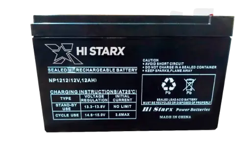 [HS1212] HI STARX 12V 12AH