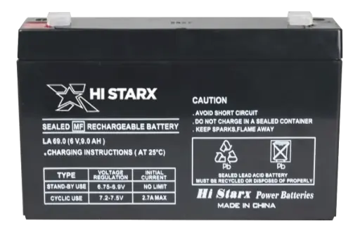 [HS69] HI STARX 6V 9Ah