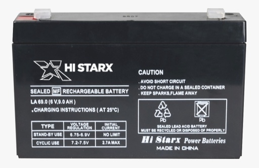 [HS69] HI STARX 6V 9Ah