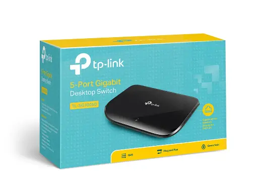 [TL-SG1005D] Switch de escritorio 5-Puertos Gigabit