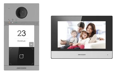[DS-KIS604-P] IP video intercom kit