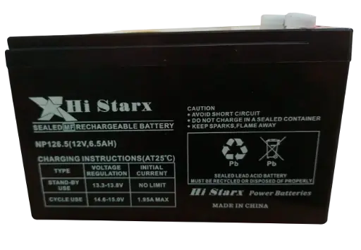 [HS126.5] HI STARX 12v 6.5 Ah