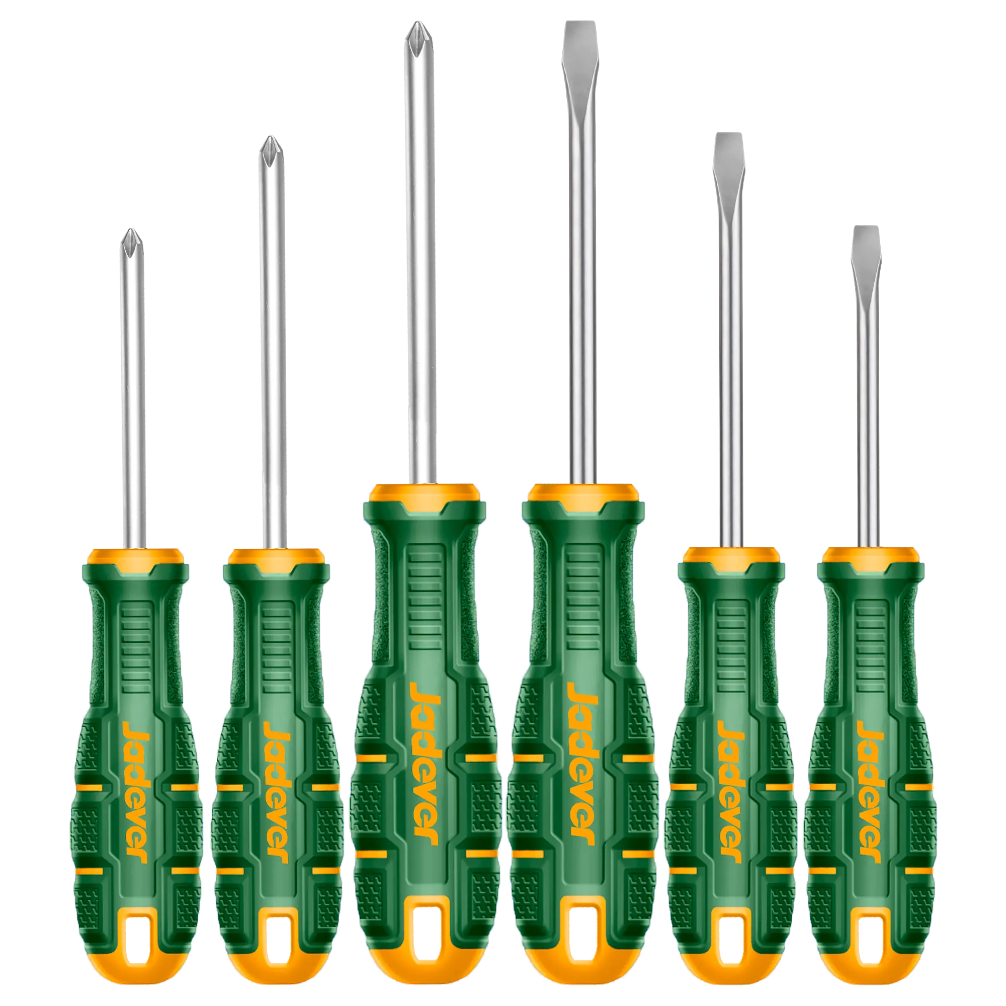 KIT Destornilladores - 6 Piezas - SL5.5x75mm + SL5.5x100mm + SL6.5x150mm + PH1x75mm + PH1x100mm + PH2x150mm