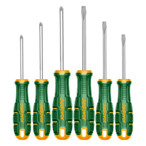 [JDSSA406] KIT Destornilladores - 6 Piezas - SL5.5x75mm + SL5.5x100mm + SL6.5x150mm + PH1x75mm + PH1x100mm + PH2x150mm