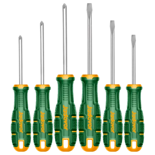 [JDSSA406] KIT Destornilladores - 6 Piezas - SL5.5x75mm + SL5.5x100mm + SL6.5x150mm + PH1x75mm + PH1x100mm + PH2x150mm