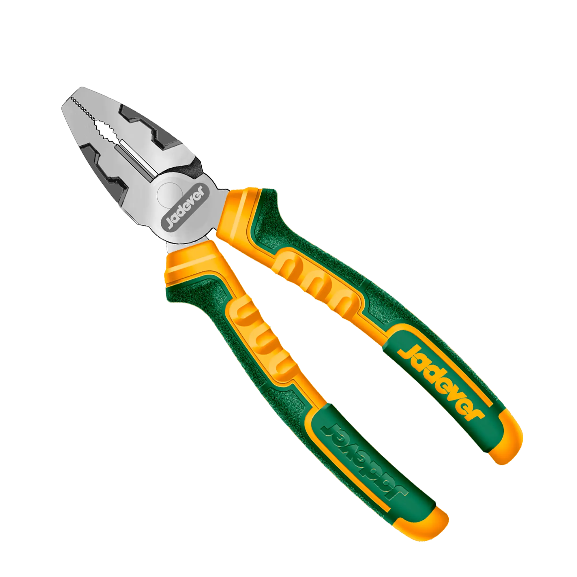 Pinza universal de Alto Torque 180mm 7" Funcion de llave y Desbarbado Mango Bicolor Ergonomico