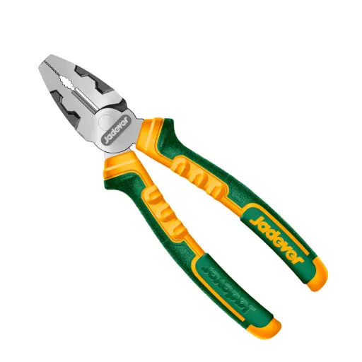 [JDPL1717] Pinza universal de Alto Torque 180mm 7" Funcion de llave y Desbarbado Mango Bicolor Ergonomico