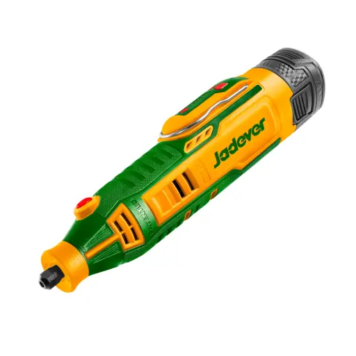 [JDRY1M121] Mini Torno Inalambrico 8000-32000 RPM - Voltaje 12V - Pinza: 3,2mm - Control de Velocidad Variable - Carga USB Tipo C (Cargador No Incluido) - Incluye Accesorios y Puntas