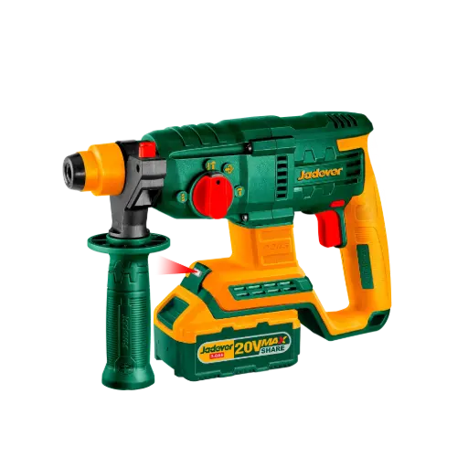 [JDLM1522-4] Rotomartillo Inalambrico Brushless 1100RPM Con bateria Li-Ion 3AH + Cargador - Voltaje 20V - Tasa de Impacto 54000BPM - Energia Impacto 2.0J - Sistema SDS