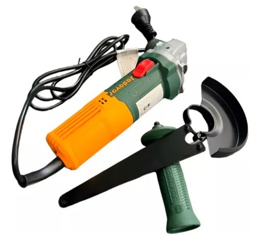 [JDAG15711-4] Amolador Angular 710W - Voltaje 220-240V 50/60HZ - velocidad Sin carga: 12000RPM - Diametro del Disco 115mm - Rosca de Husillo M14 - Incluye Mango Auxiliar - Disco No Incluido