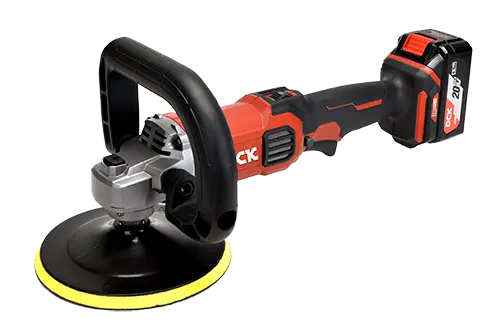 [KDSP02-180(TYPE Z)] LUSTRADORA PULIDORA INALAMBRICA 600W DIAMETRO DE LA RUEDA 180MM ROSCA DEL EJE M14 6 VELOCIDADES PESO 1.5KG INCLUYE MANGO AUXILIAR, ESPONJA PULIDORA, FUNDA DE LANA NO INCLUYE BATERIA