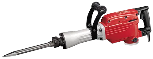 [KZG03-15] MARTILLO DEMOLEDOR POTENCIA 1240W FUERZA DE IMPACTO 41.8J PESO 16KG INCLUYE ENGRASADOR, LLAVE HEXAGONAL, CARBONES