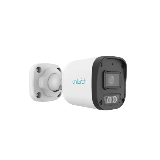 [IPC-B132-AF28-DL-ECO] CAMARA IP UNIARCH TIPO BULLET RESOLUCION  2MPX LENTE FIJO 2,8MM CARACTERISTICAS, POE, DWDR,  DUAL IR 30M, LED COLOR 15M, IP67, HLC