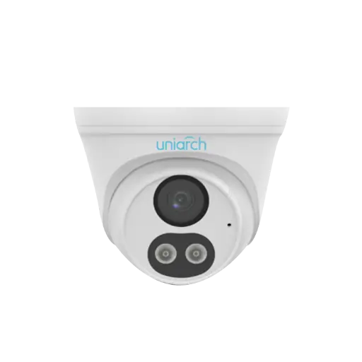 [IPC-T132-AF28-DL-ECO] CAMARA IP UNIARCH TIPO TORRETA RESOLUCION  2MPX LENTE FIJO 2,8MM CARACTERISTICAS, POE, DWDR,  DUAL IR 30M, LED COLOR 15M, IP67, HLC