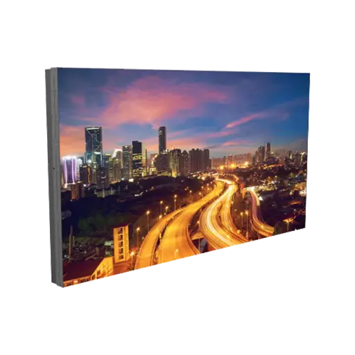 [MW-A46_B1] DISPLAY LCD VIDEO WALL 46'' PULGADAS RESOLUCIÓN 1920×1080 BISEL 3,5MM, BRILLO 500CD/M2, SALIDAS DVI-VGA-HDMI
