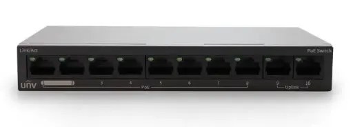 [NSW2020-10T-POE-IN] SWITCH POE DE 8 PUERTOS 100MBPS + 2 PUERTOS 100MBPS DE ENLACE UPLINK MAX. POE POWER 88W - MAX 30 W P/PUERTO
