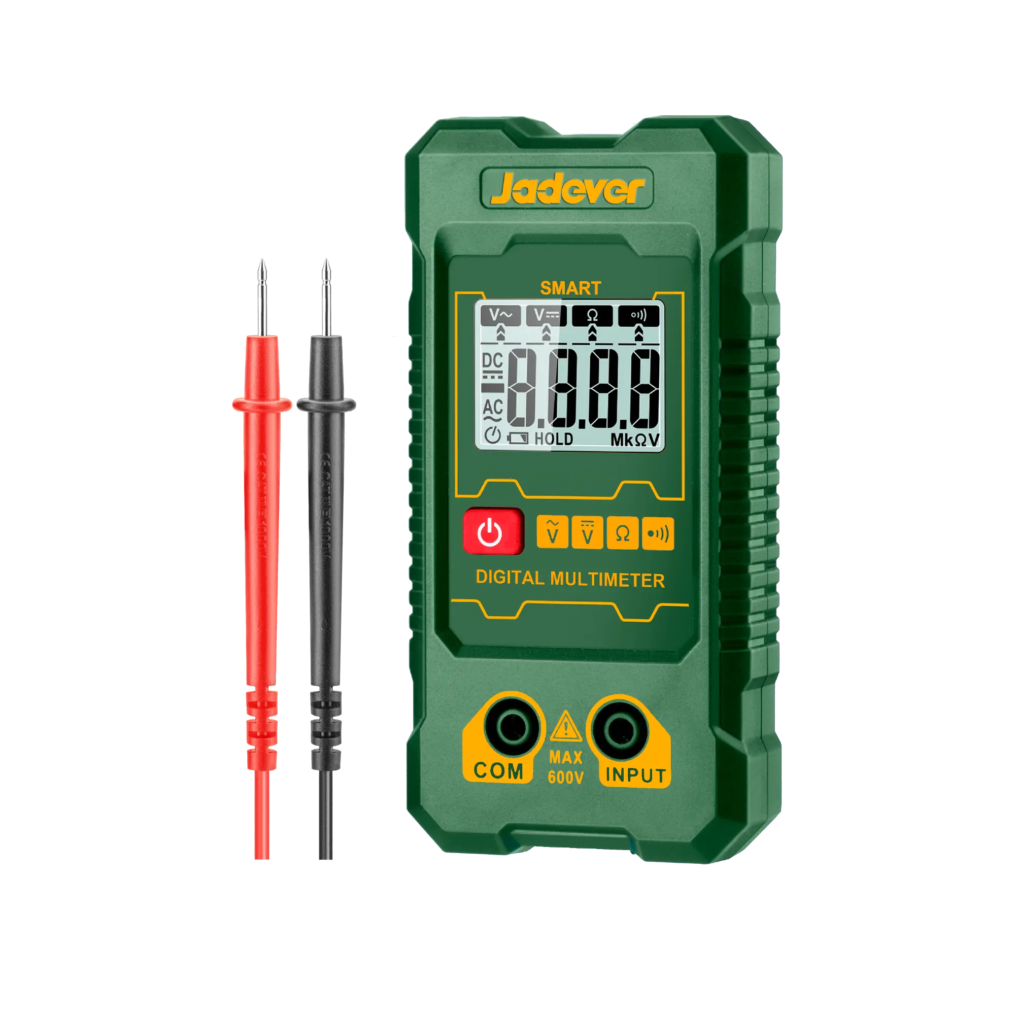 Multimetro digital - true rms 2000 cuentas - función inteligente - voltaje cc: 200MV~600V - resistencia: 200?~20m? - rango automático