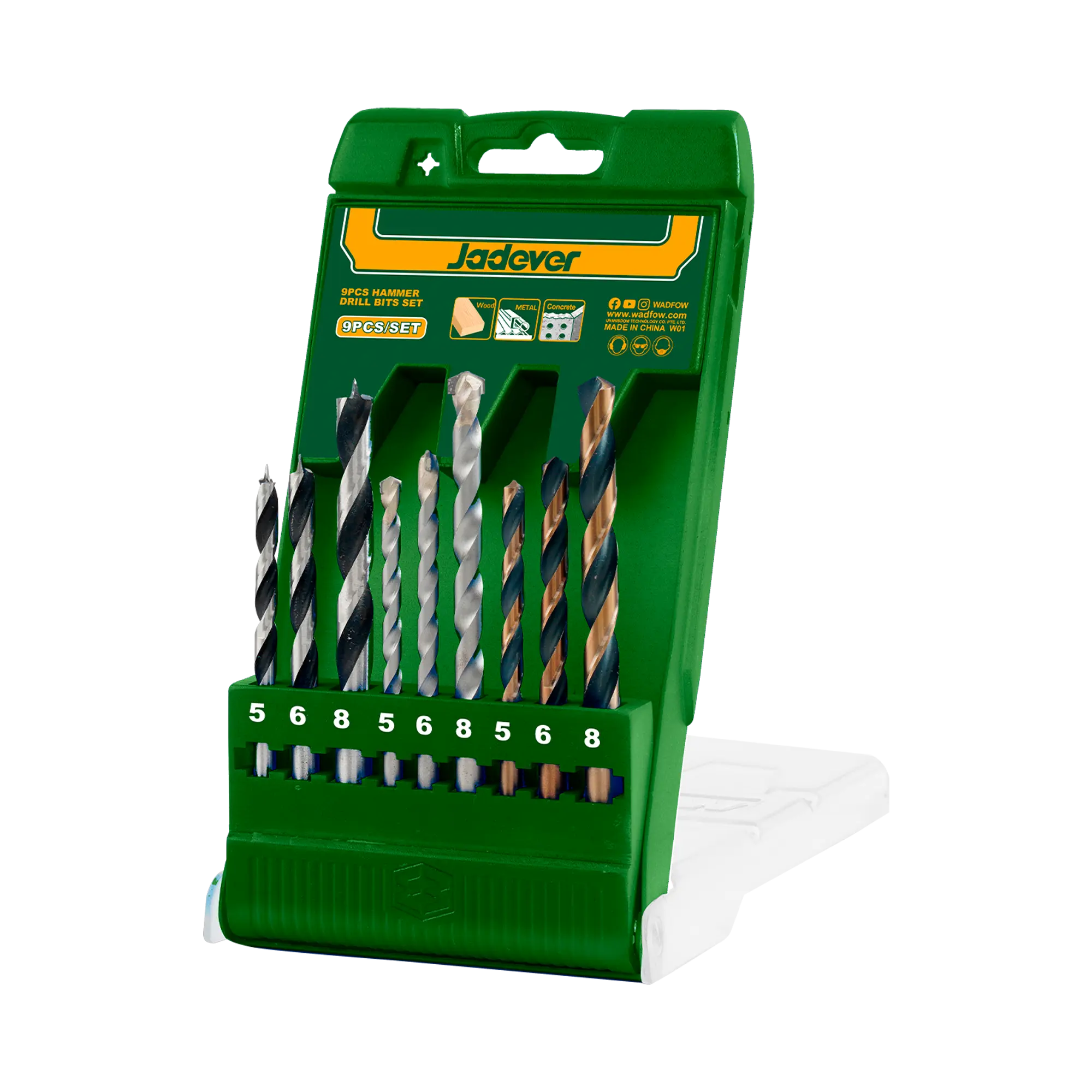 Kit de mechas 9 piezas